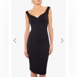 BLACK HALO Ally Sheath Dress Black Size 6